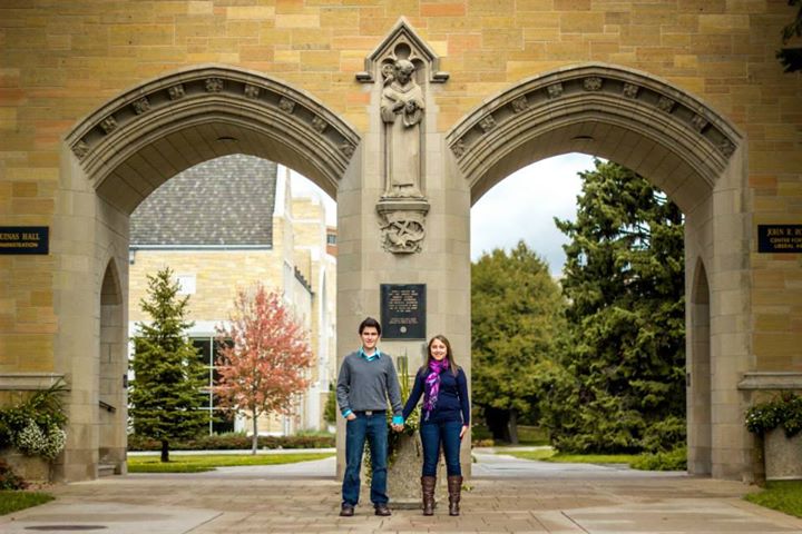 Craig and Erin under the Arches